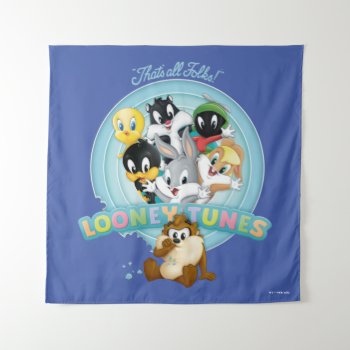 Baby Looney Tunes Logo | That's All Folks Tapestry by looneytunes at Zazzle