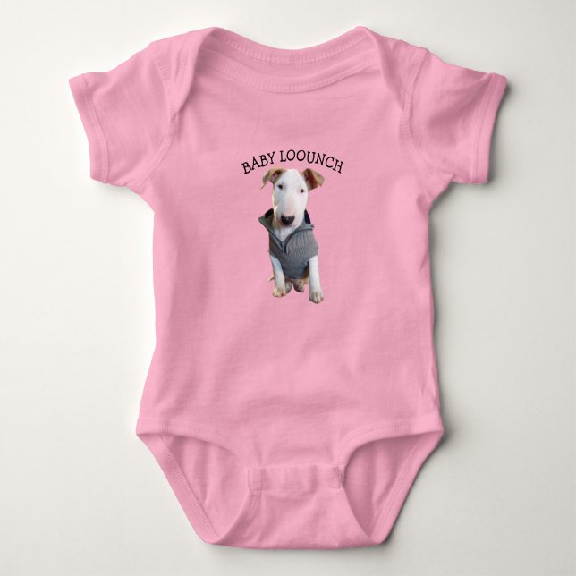 BABY LOOUNCH -Baby suit for human babies Baby Bodysuit (Front)