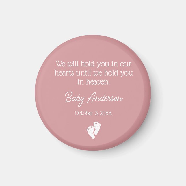 Baby Loss and Miscarriage Memorial Magnet (Front)