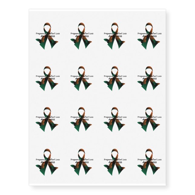 Baby Loss Awareness Temporary Tattoos (Front)