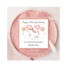 Baby Loss Girl Boho Unicorn Birthday Card