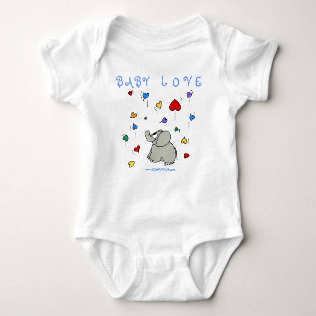 BABY LOVE (blue or Shirt (Front)