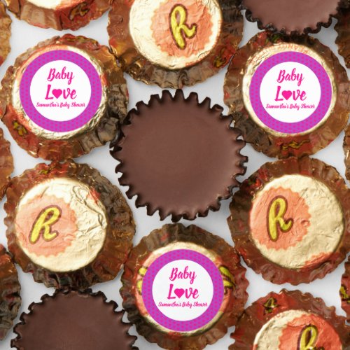 Baby Love Heart Baby Shower Reeses Peanut Butter Cups