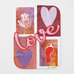 Baby Love - Kids Art for CHOC Baby Burp Cloth