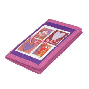 Baby Love - Kids Art for CHOC Tri-fold Wallet
