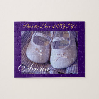 Baby Love of My Life puzzle Shoes Baby Name puzzle
