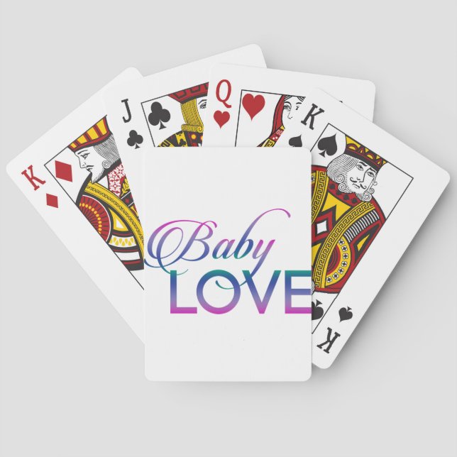 Baby Love Poker Cards (Back)