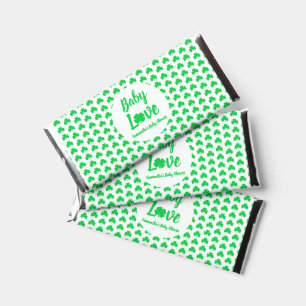 Baby Love Shamrock Baby Shower Hershey Bar Favors