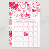 "Baby Love" Valentine's Day Baby Shower Bingo Game