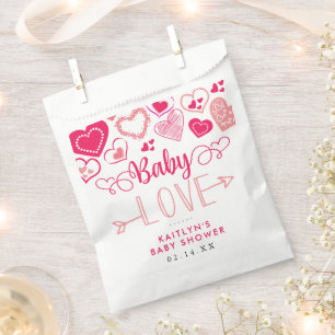 "Baby Love" Valentine's Day Baby Shower Favor Bag