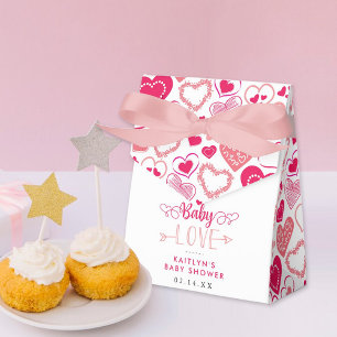 "Baby Love" Valentine's Day Baby Shower Favor Boxes