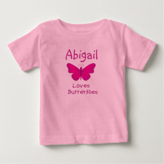 Baby loves Butterflies! Baby T-Shirt
