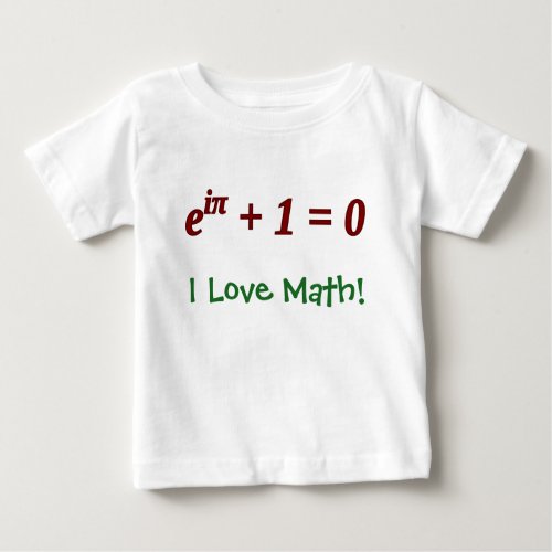 Baby Loves Math Baby T_Shirt