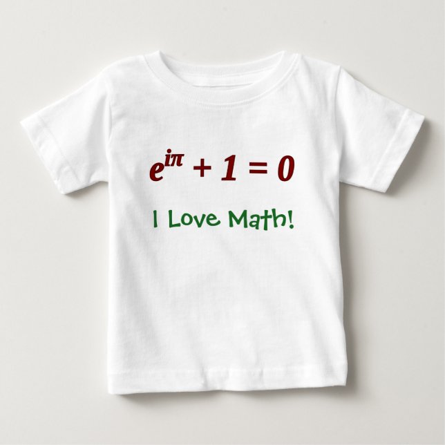 Baby Loves Math! T-Shirt (Front)