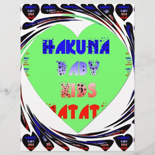 Baby Luminous Hearts Hakuna Matata Baby Kid Design