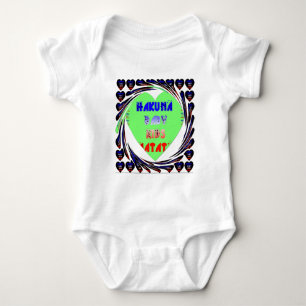 Baby Luminous Hearts Hakuna Matata Baby Kid Design Bodysuit