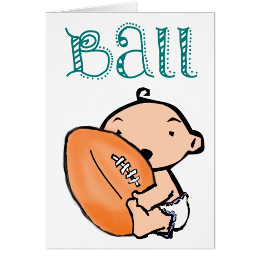 Baby Luv Football Card (Front)