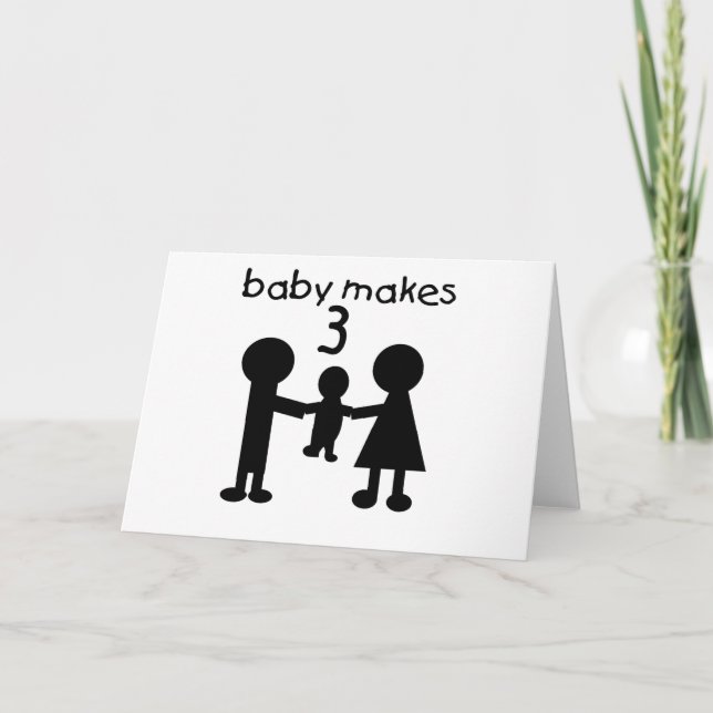 Baby Makes 3 Announcement (Front)