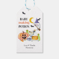 Baby Making Potion Halloween Baby Shower Favor Gift Tags