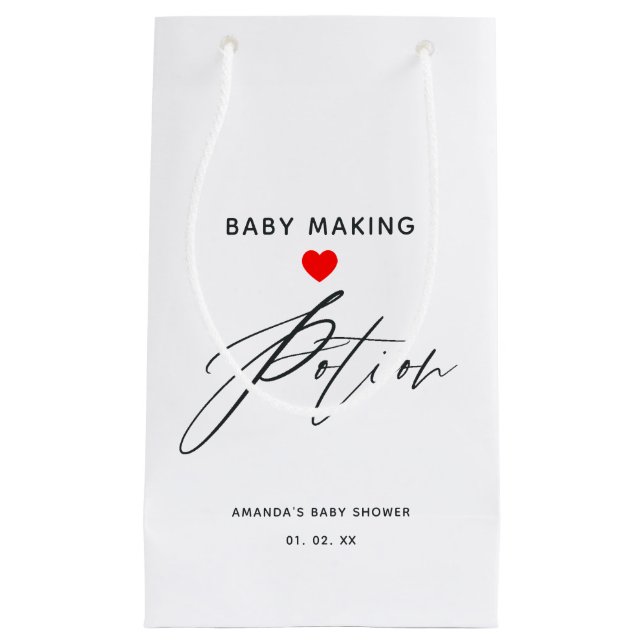 Baby Making Potion Small Gift Bag (Front)