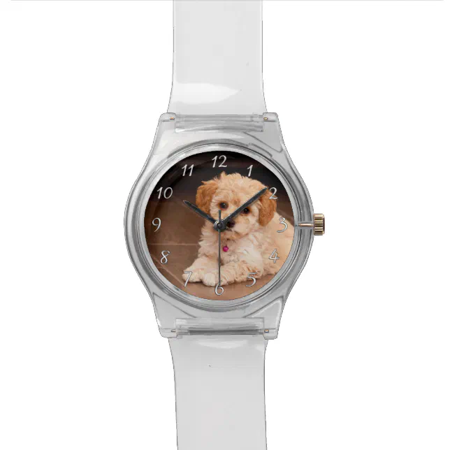 I Love My Poodle Dog Watch | Zazzle