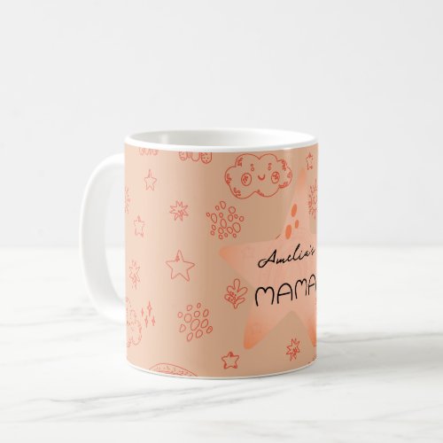 Baby Mama Boho Peachy Weather Coffee Mug