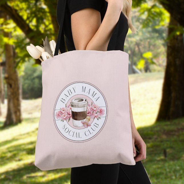 Baby Mama Social Club Pink Tote Bag (Creator Uploaded)