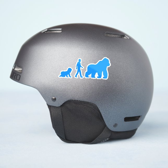 Baby, Man to Gorilla Sticker (Helmet Side)