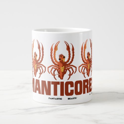 Baby Manticores Vintage Graphic Giant Coffee Mug