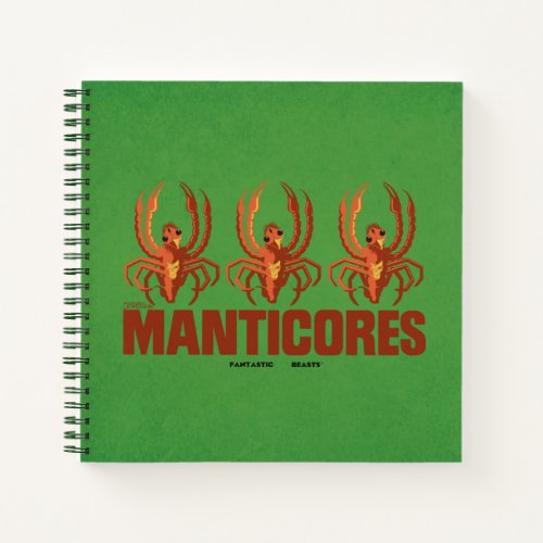 Baby Manticores Vintage Graphic Notebook