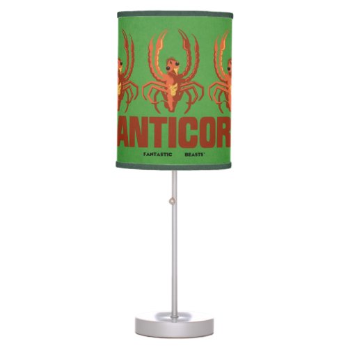 Baby Manticores Vintage Graphic Table Lamp