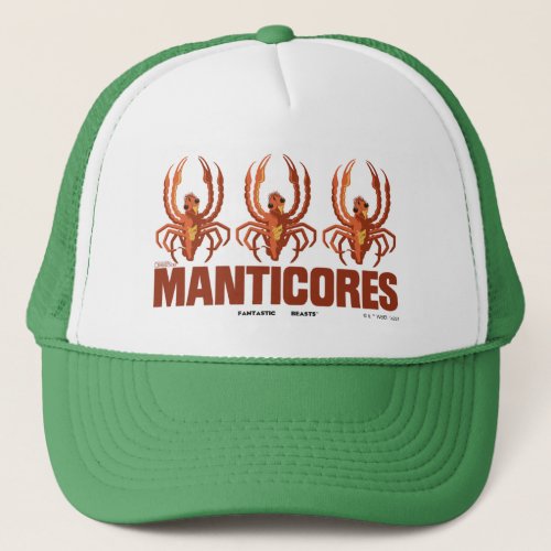 Baby Manticores Vintage Graphic Trucker Hat