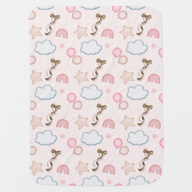 Baby mantle baby blanket (Front)