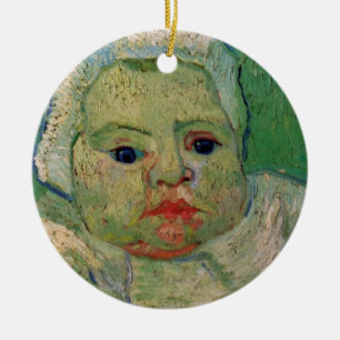 Baby Marcelle Roulin by Vincent van Gogh Ceramic Ornament