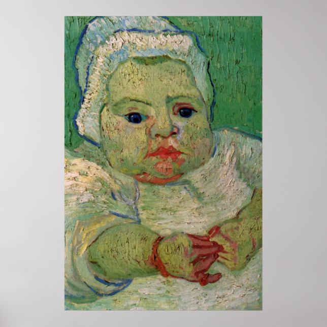 Baby Marcelle Roulin by Vincent van Gogh Poster (Front)