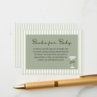Baby Martini 'tini-one' Books for Baby Enclosure Card