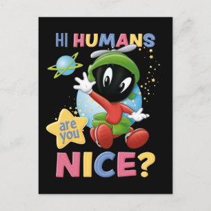 Baby MARVIN THE MARTIAN™ Hi Humans Invitation Postcard