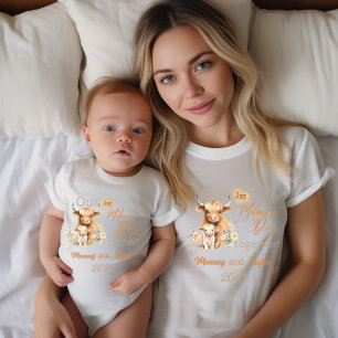Baby Matching Highland OurFirstMother'sDayTogether Bodysuit