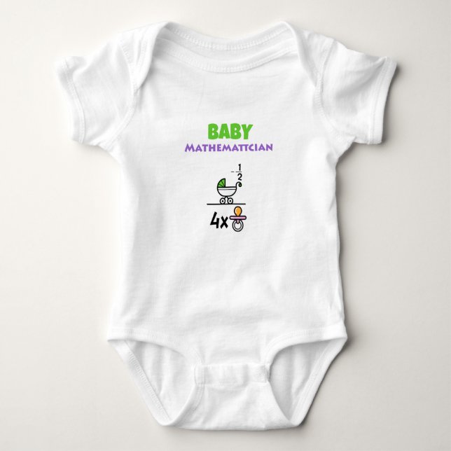 Baby Mathematician Bodysuit (Front)