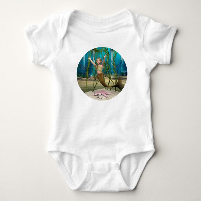 Baby Mermaid Bodysuit (Front)