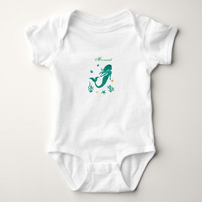 Baby Mermaid  Bodysuit (Front)