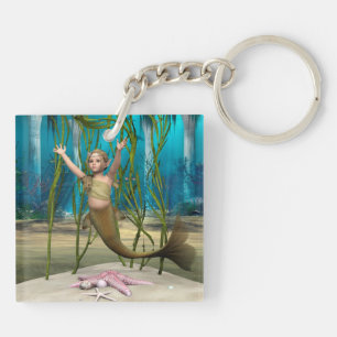 Baby Mermaid Keychain