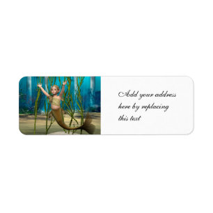 Baby Mermaid Label
