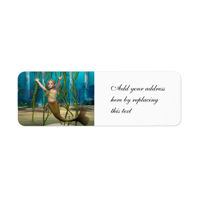 Baby Mermaid Label (Front)