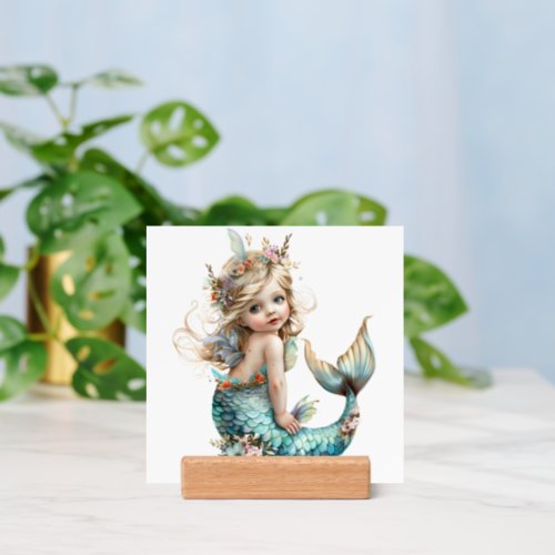 Baby Mermaid Nursery  Holder