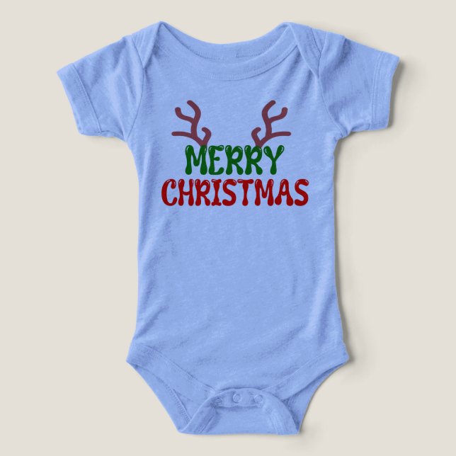 BABY MERRY CHRISTMAS T-Shirt Infant T-shirt (Design Front)