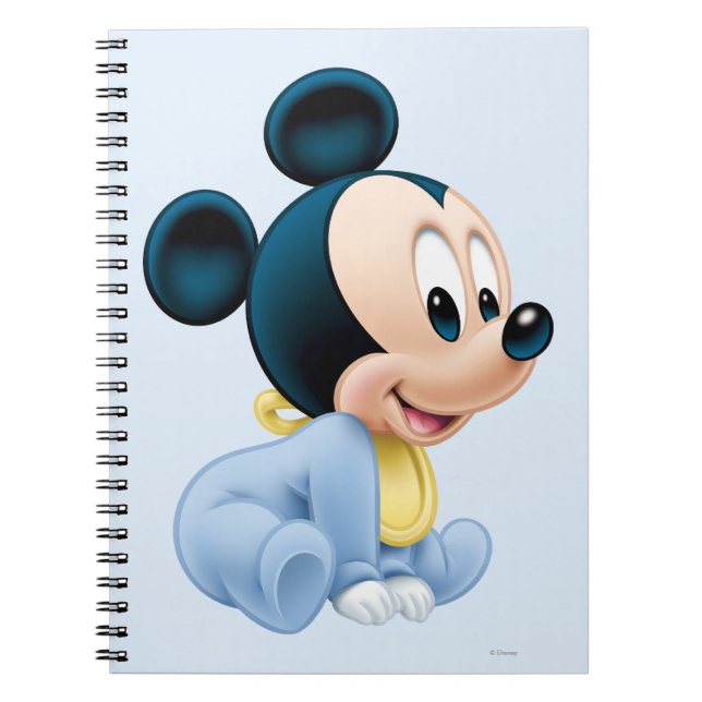 Baby Mickey | Blue Pajamas Notebook (Front)