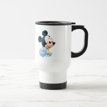Baby Mickey | Blue Pajamas Travel Mug by MickeyAndFriends at Zazzle