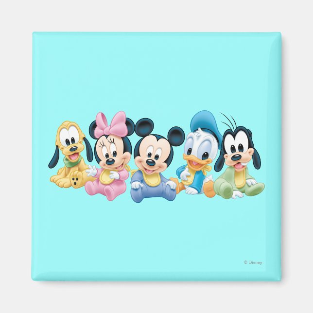 Baby Mickey & Friends Magnet (Front)