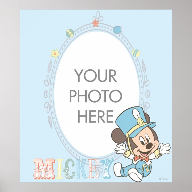 Baby Mickey Mouse Customizable Poster (Front)